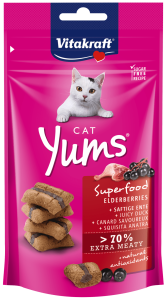 Vitakraft Cat Yums Superfood z kaczką i czarnym bzem 40g