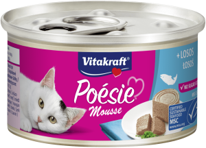 Vitakraft Poesie Mousse z łososiem 85g