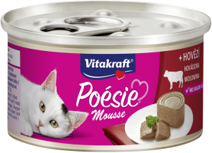 Vitakraft Poesie Mousse z wołowiną 85g