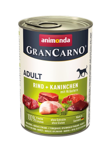 ANIMONDA GranCarno ADULT Wołowina Królik 400g
