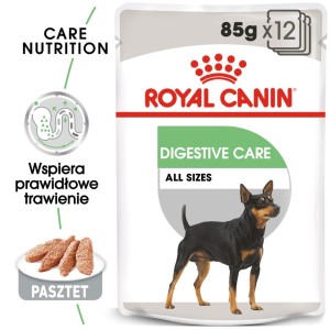 ROYAL CANIN Digestive Care 12x85g karma mokra dla psów dorosłych o wrażliwym przewodzie pokarmowym