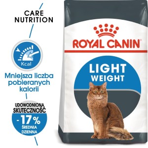 ROYAL CANIN Light Weight Care 400g koty dorosłe, redukcja ilości pobranych kalorii i zapewnienie uczucia sytości