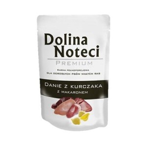 DOLINA NOTECI dla psów małych ras DANIE z Kurczaka z makaronem 100g