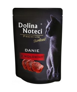 DOLINA NOTECI Premium dla kotów sterylizowanych danie z wołowiny 10x85g