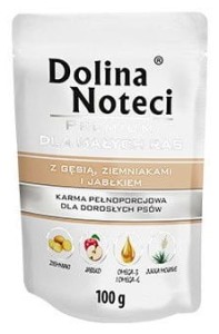 DOLINA NOTECI dla psów małych ras GĘŚ ZIEMNIAKI JABŁKO 100g