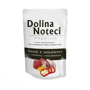 DOLINA NOTECI dla psów małych ras DANIE z Wołowiny z papryką 100g