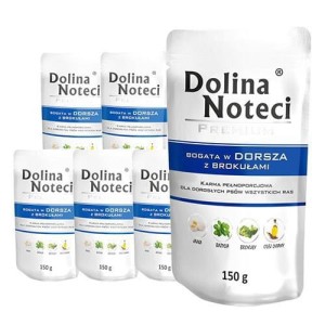 DOLINA NOTECI Premium Dorsz Brokuły SASZETKA 10x150g
