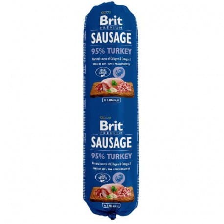 BRIT Premium Sausage Indyk 800g