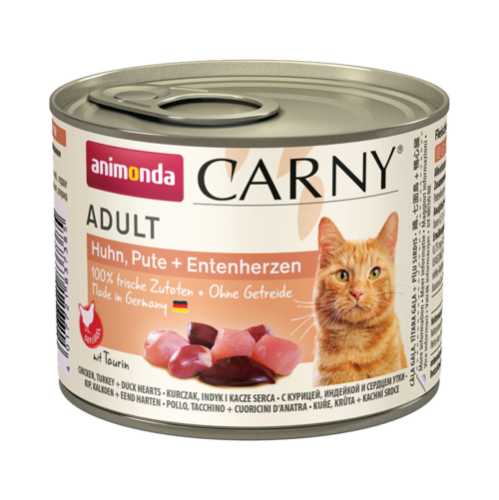 ANIMONDA Carny ADULT Indyk Kacze Serca 200g