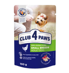 CLUB 4 PAWS PREMIUM dla psów małych ras - kurczak 100g