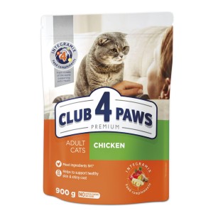 CLUB 4 PAWS Adult Chicken z Kurczakiem 900g