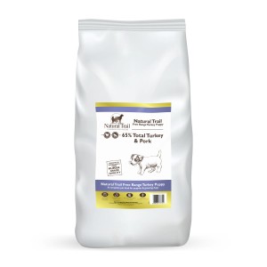 NATURAL TRAIL Puppy Medium Breed Turkey 12kg dla szczeniąt