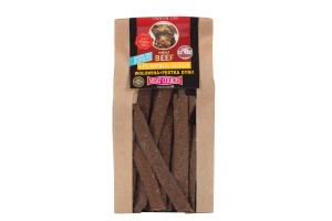 MILORD Suszony przysmak dla psa Wołowina z Pestkami Dyni 80g 