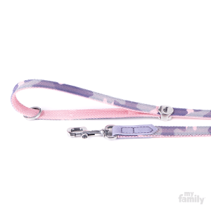 MyFamily WEST POINT Smycz Nylonowa Róż Fiolet S 110cm 5045