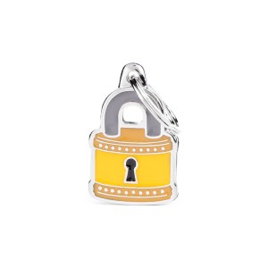 MyFamily Charms adresówka identyfikator PADLOCK kłódka