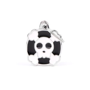 MyFamily Charms adresówka identyfikator SKULL czaszka