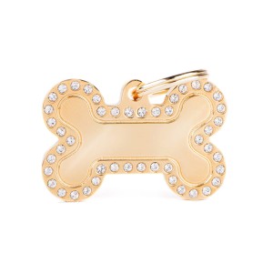 MyFamily Glam Gold adresówka identyfikator Big Bone