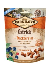 CARNILOVE Crunchy Snack Ostrich with Blackberries 200g