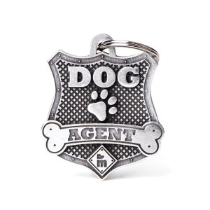 MyFamily Bronx adresówka identyfikator Dog Agent Badge