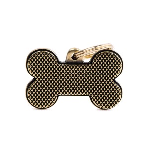 MyFamily Bronx adresówka identyfikator Big Bone Rhombus English Brass