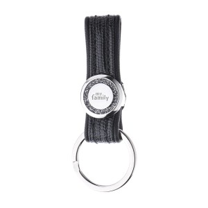 MyFamily Keyring skórzany brelok Saint Tropez czarny