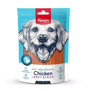 WANPY dla psa CHICKEN Jerky Strips Paski z kurczaka 100g