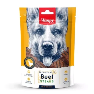 WANPY dla psa BEEF Steaks Grillowane steki z wołowiny 100g