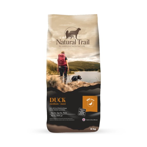 NATURAL TRAIL Medium Breed 50% Kaczka z Batatami 12kg