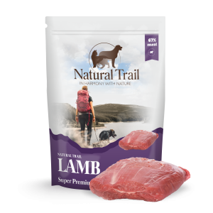 NATURAL TRAIL Monobiałkowa saszetka dla psa Lamb 500g JAGNIĘCINA
