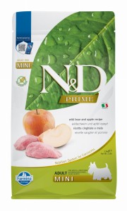 Farmina N&D Dog PRIME Wild Boar & Apple Adult Mini 2,5kg