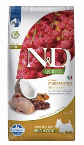 Farmina N&D Dog QUINOA Skin & Coat Quail & Coconut Adult Mini 7kg