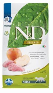 Farmina N&D Cat PRIME Wild Boar & Apple Adult 1,5kg