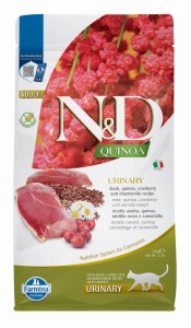 Farmina N&D Cat QUINOA Urinary Duck & Cranberry Adult 1,5kg