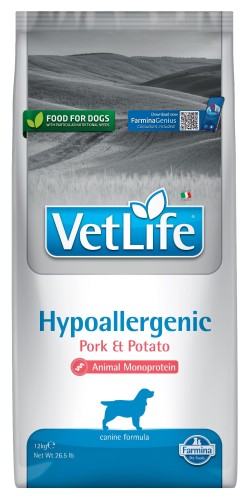 Farmina VET LIFE Dog Hypoallergenic Pork &amp; Potato Adult 12kg