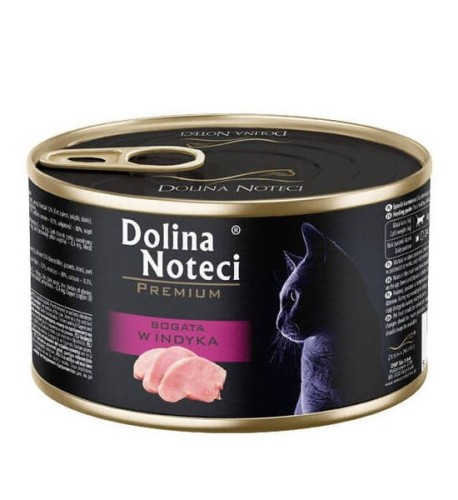 DOLINA NOTECI Premium dla kotów bogata w indyka 185g