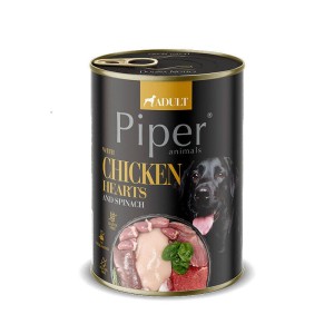 PIPER z sercami z kurczaka i szpinakiem 400g