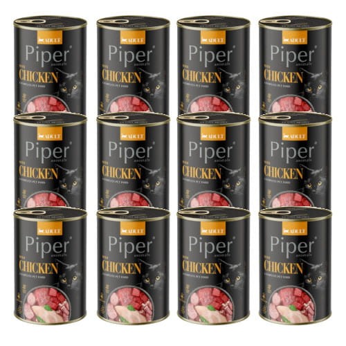 PIPER animals z Kurczakiem 12x400g dla Kota