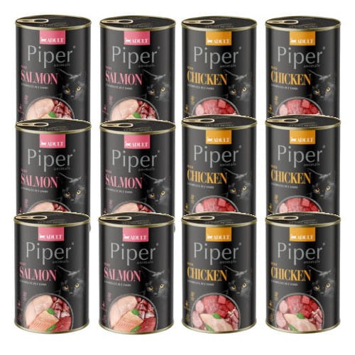 PIPER animals Mix 24x400g dla Kota