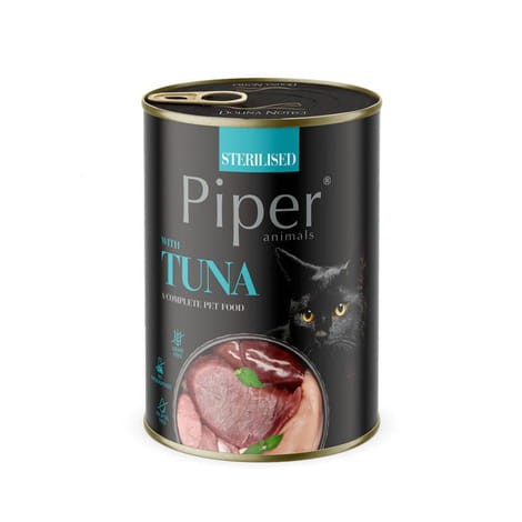 PIPER animals Sterilised z Tuńczykiem 400g dla Kota