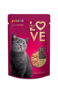 MY LOVE Saszetka dla Kociąt 85g