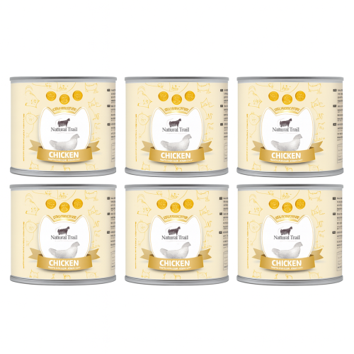 NATURAL TRAIL Monobiałkowa puszka dla kota o smaku Kurczaka 185g