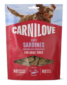 Carnilove Dog Snack Soft Sardines & Wild Garlic 200g sardynki z dzikim czosnkiem