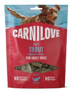 Carnilove Dog Snack Soft Trout & Dill 200g pstrąg z koprem