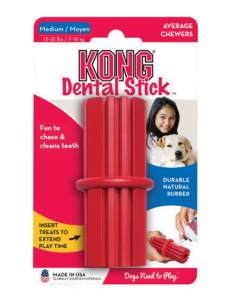 KONG Dental Stick M Medium czerwony