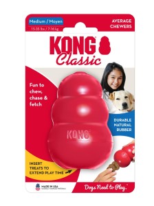 KONG CLASSIC zabawka M czerwona