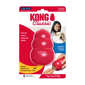 KONG CLASSIC zabawka L czerwona