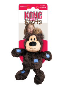 KONG Knot Wild Bear Assorted XS niedźwiedź (kolor losowy)