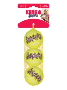 KONG SqueakAir Ball (3pak) M piłki tenisowe