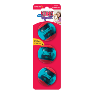 KONG Squeezz Action Ball Red M (3pak)