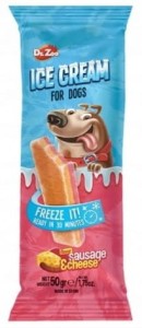 Dr. Zoo Lody dla psów Sausage & Cheese 50g - Kiełbasa z serem